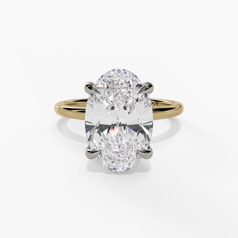 Oval Lab Grown Diamond Engagement Ring