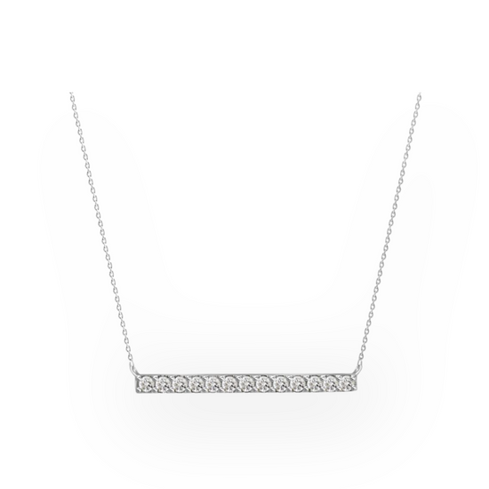 Diamond Bar necklace