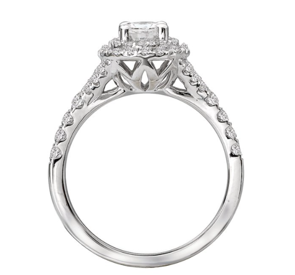 Brilliant Natural Oval Diamond Ring