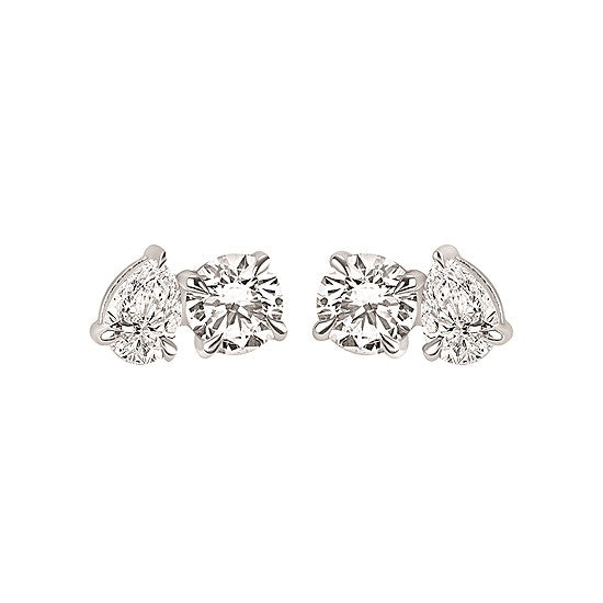 Two of Us Diamond Studs