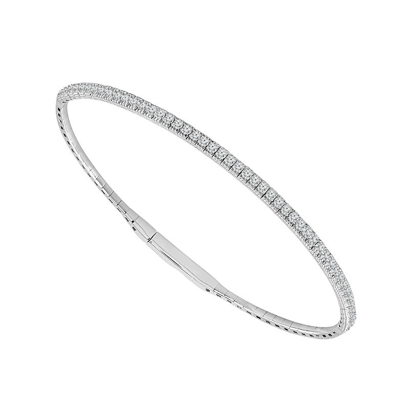 White Gold Flexible Bracelet