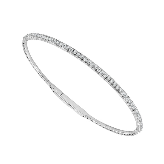 White Gold Flexible Bracelet