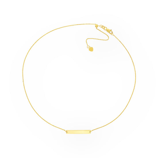 Gold Bar Necklace