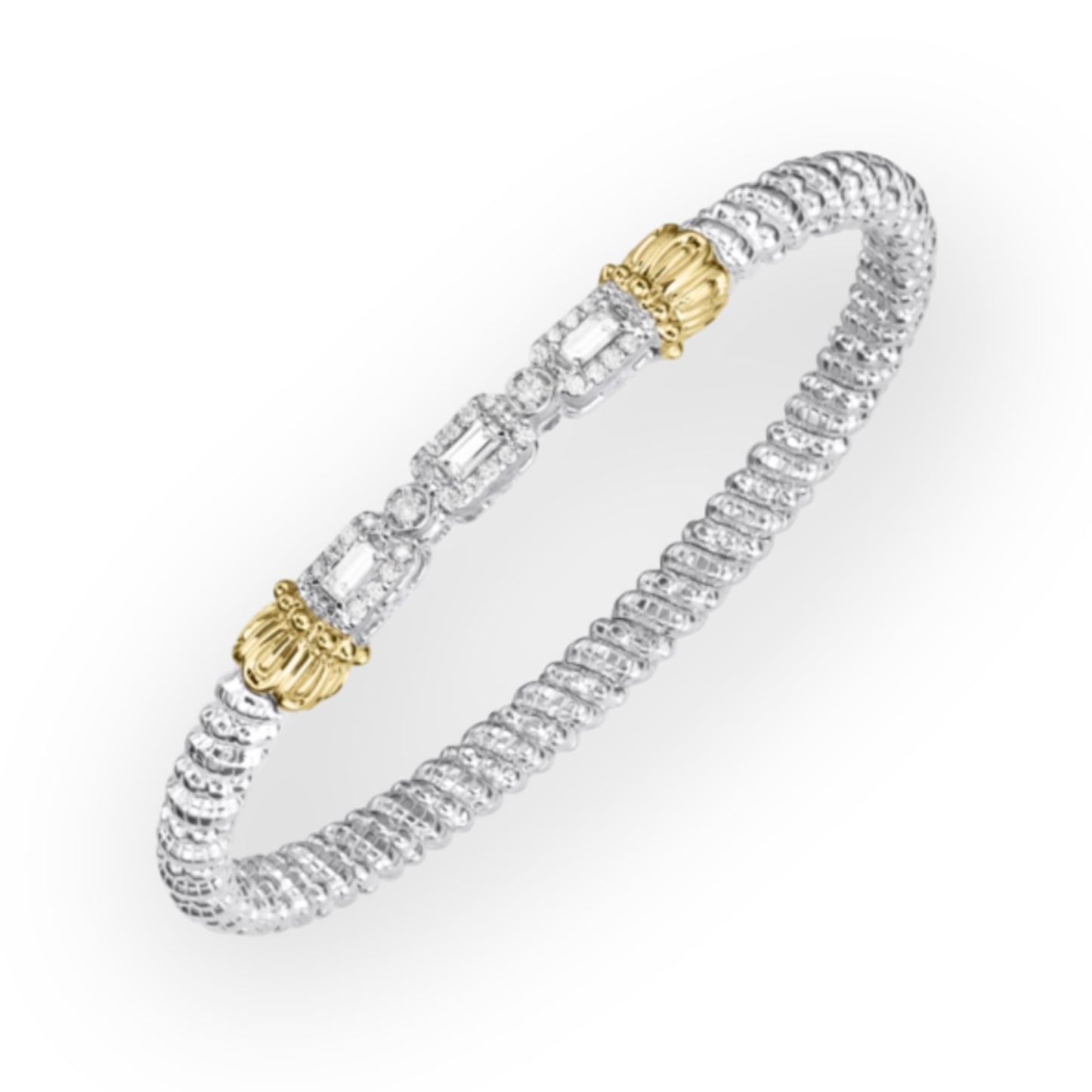 Vahan 14k Gold & Sterling Silver Bracelet