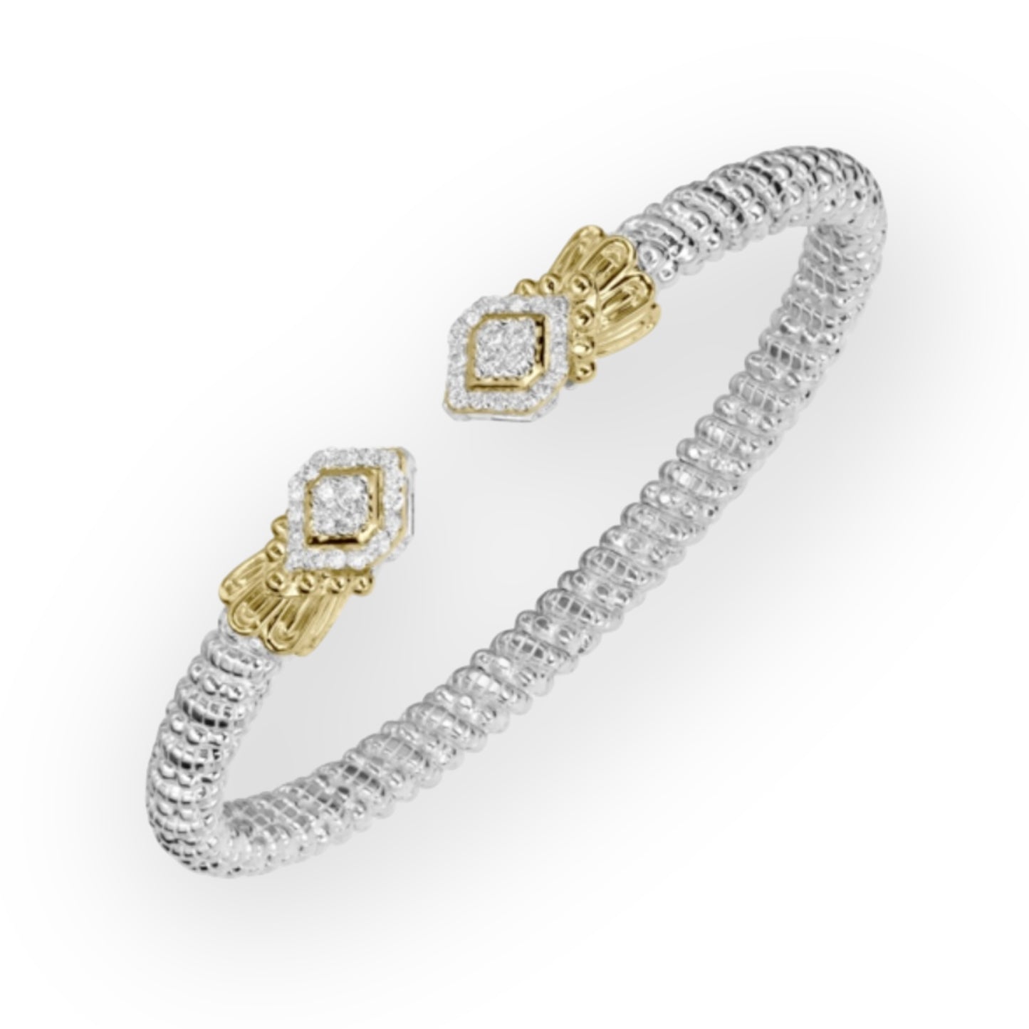 Vahan 14k Gold & Sterling Silver Bracelet