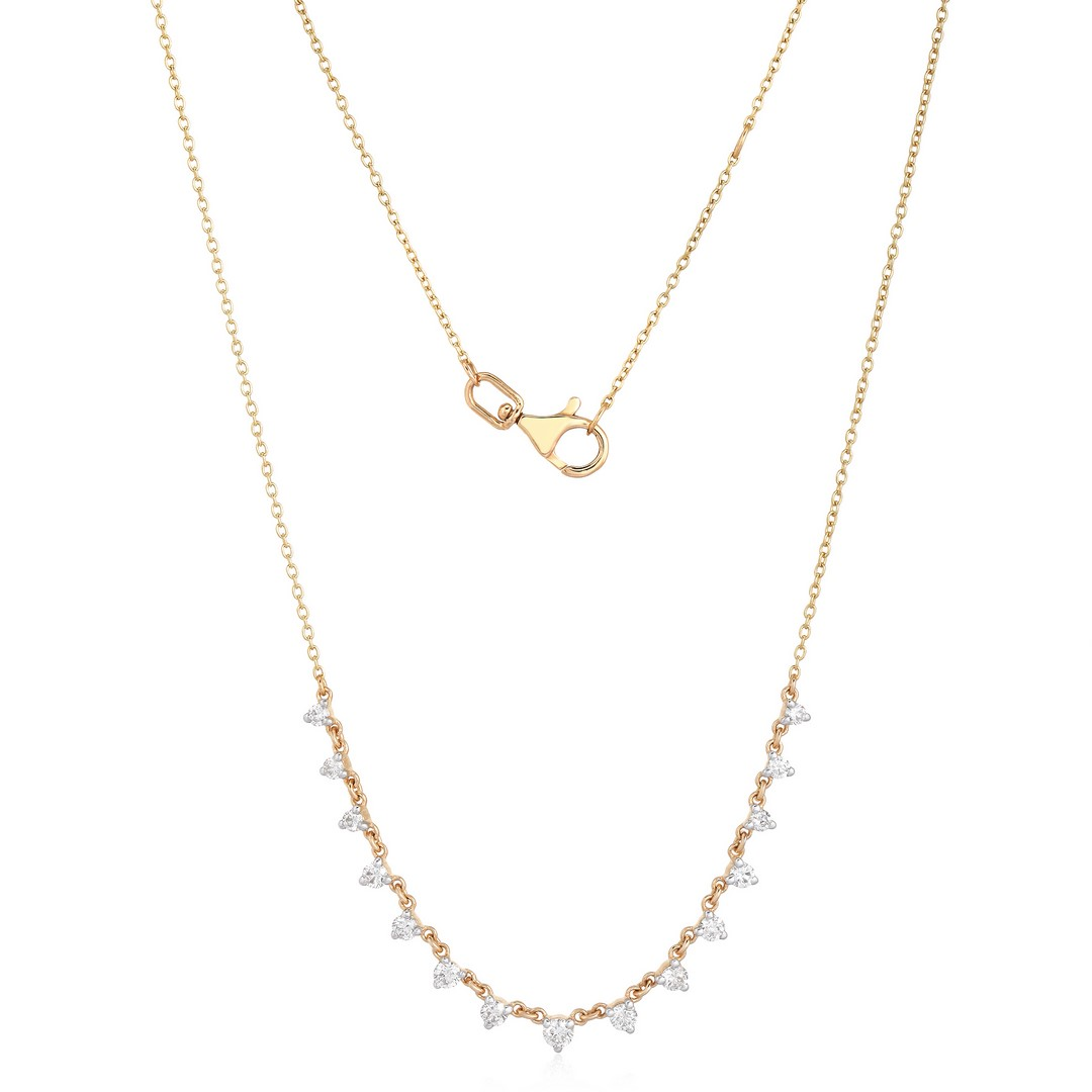 Round Diamond Necklace