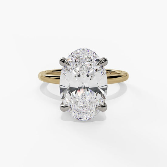 Oval Lab Grown Diamond Engagement Ring
