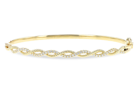 Infinity Bangle Bracelet