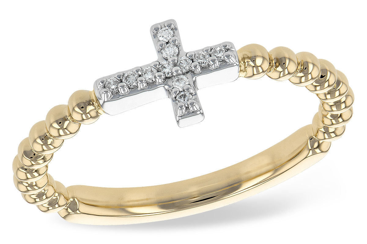 Diamond Cross Ring