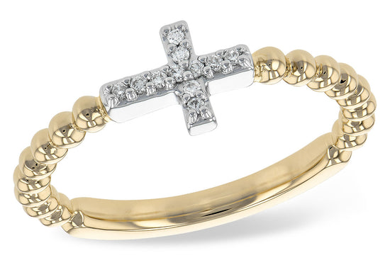 Diamond Cross Ring