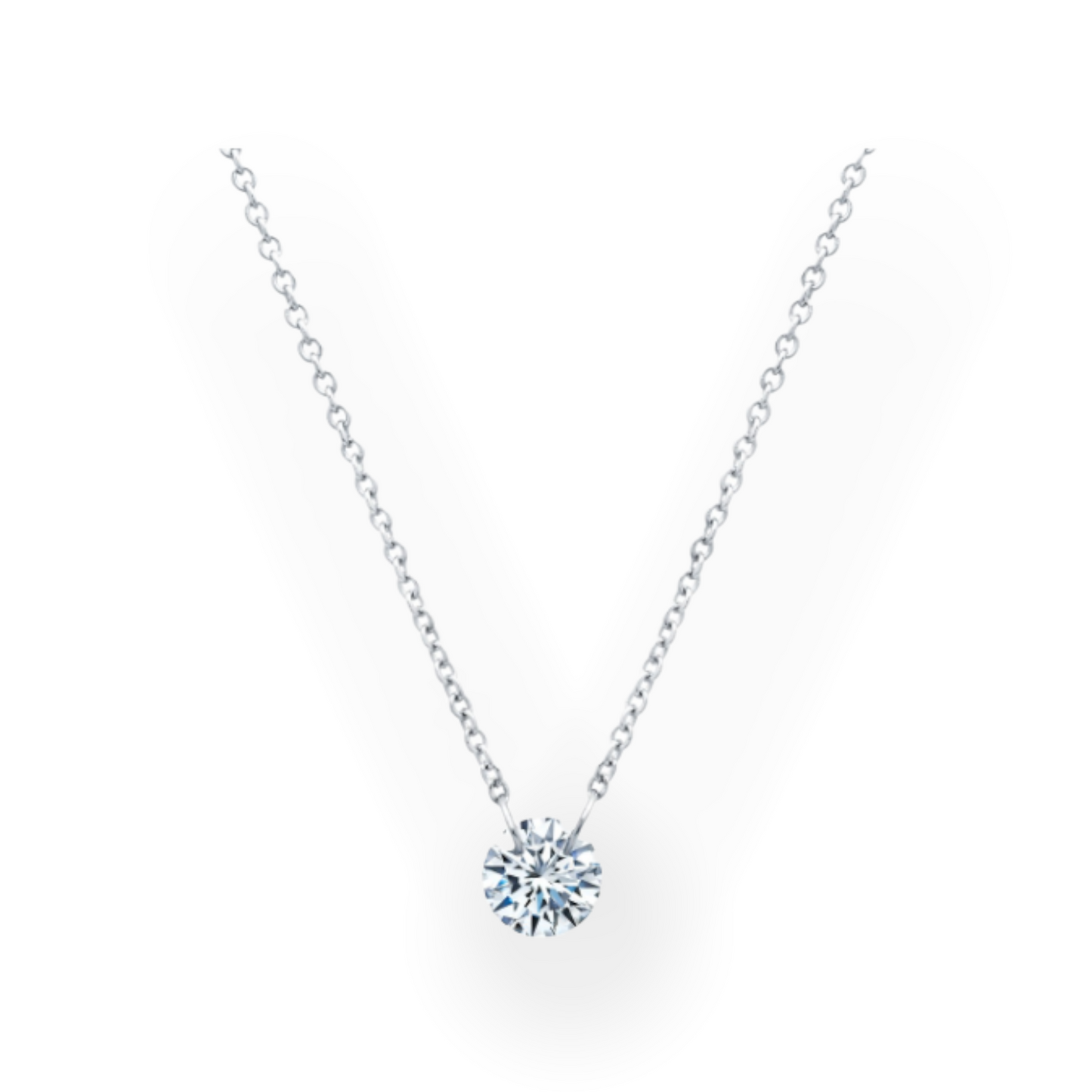 Lafonn Frameless Solitaire Necklace