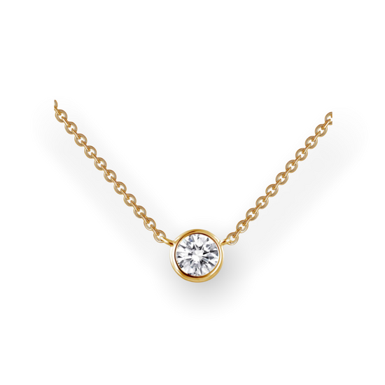 Load image into Gallery viewer, Lafonn Bezel Set Solitaire Necklace
