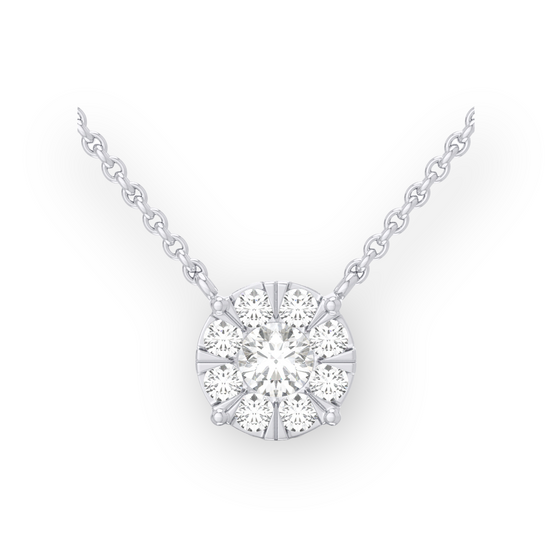 Cluster Diamond Necklace need description