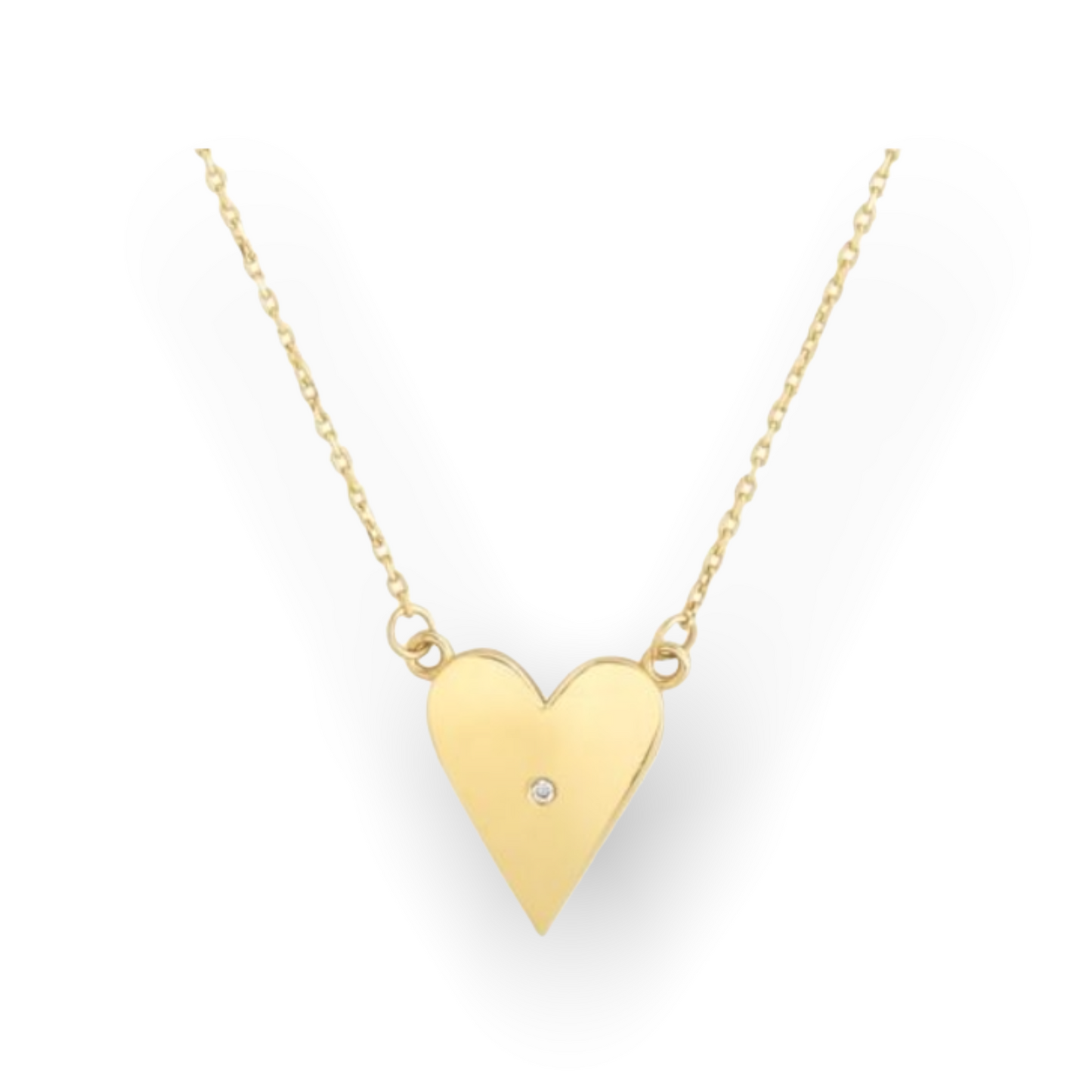 Load image into Gallery viewer, Elongated Heart Necklace
