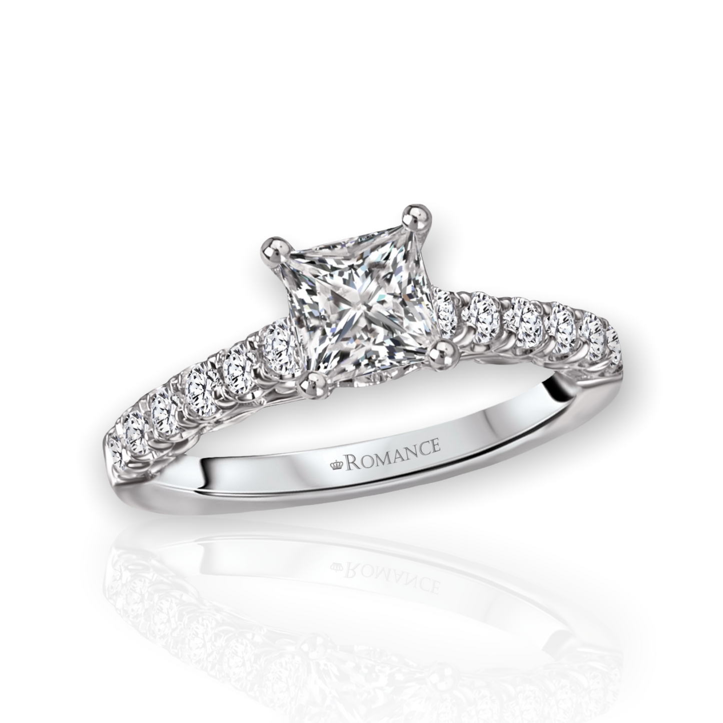 Load image into Gallery viewer, Princess Diamond Engagement Ring
