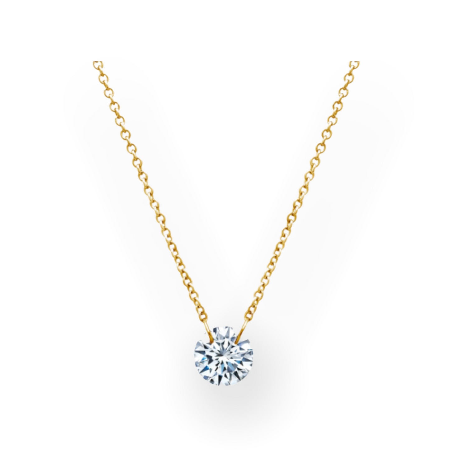 Lafonn Frameless Solitaire Necklace