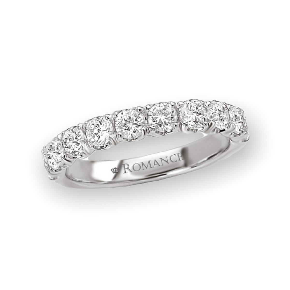 Round Brilliant Cut Diamond Band bakersfinejewelry