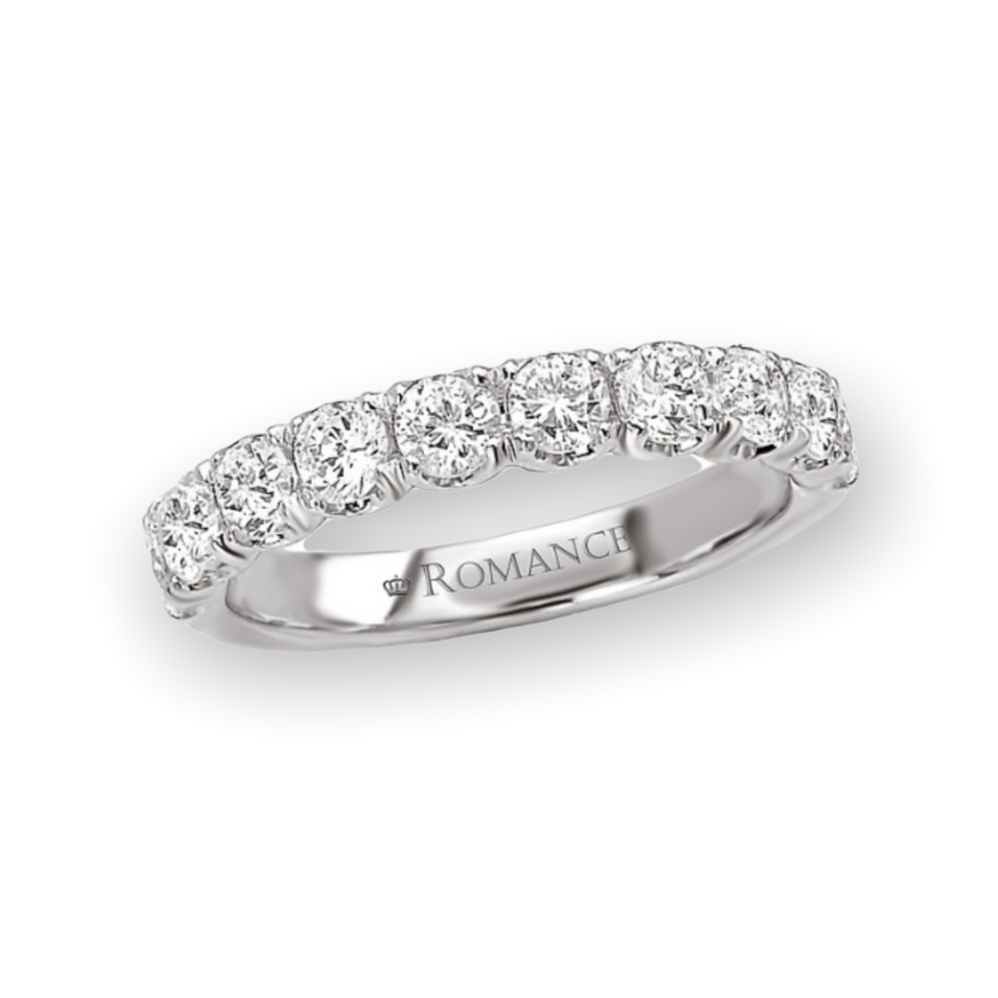 Round Brilliant Cut Diamond Band