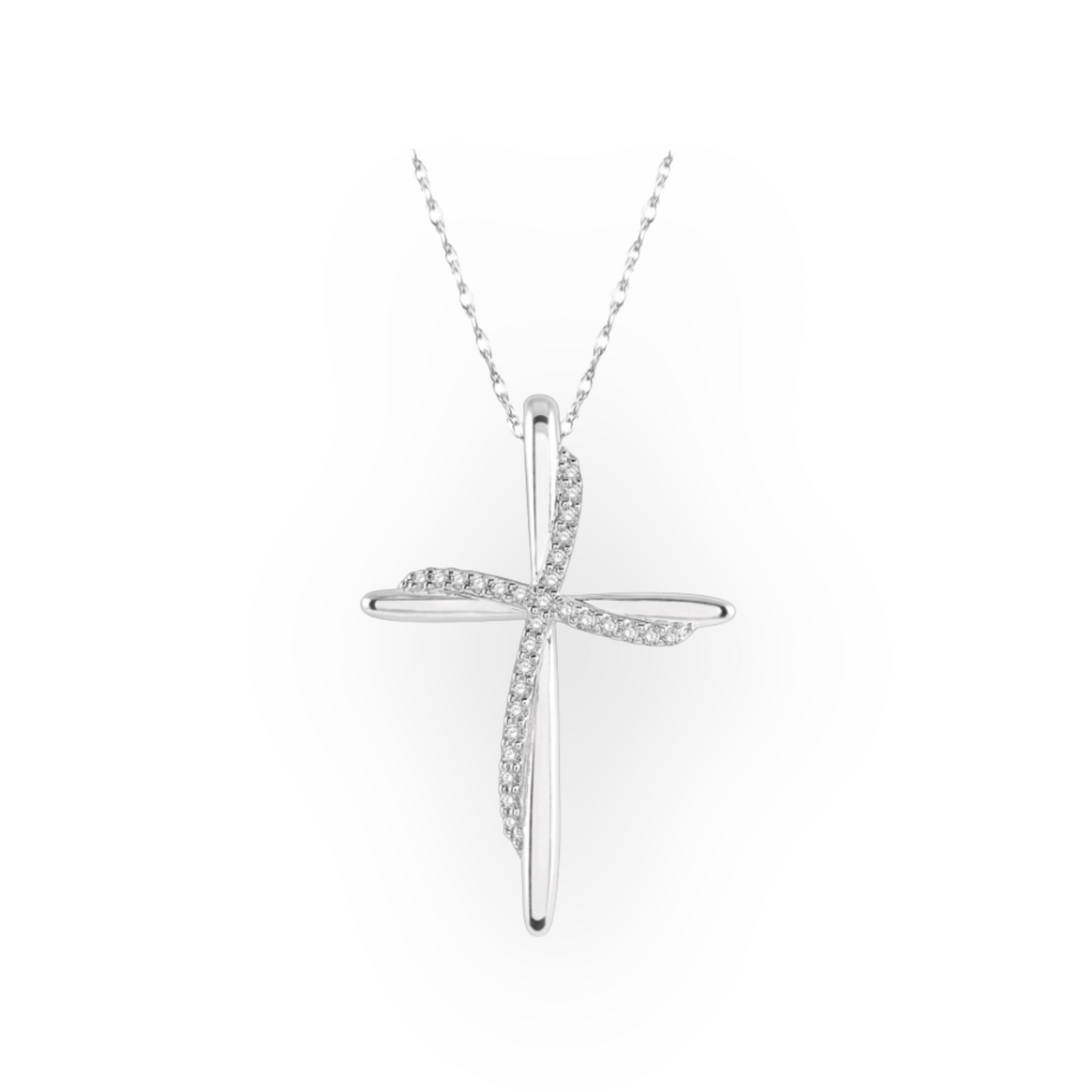Load image into Gallery viewer, Diamond Cross Necklace
