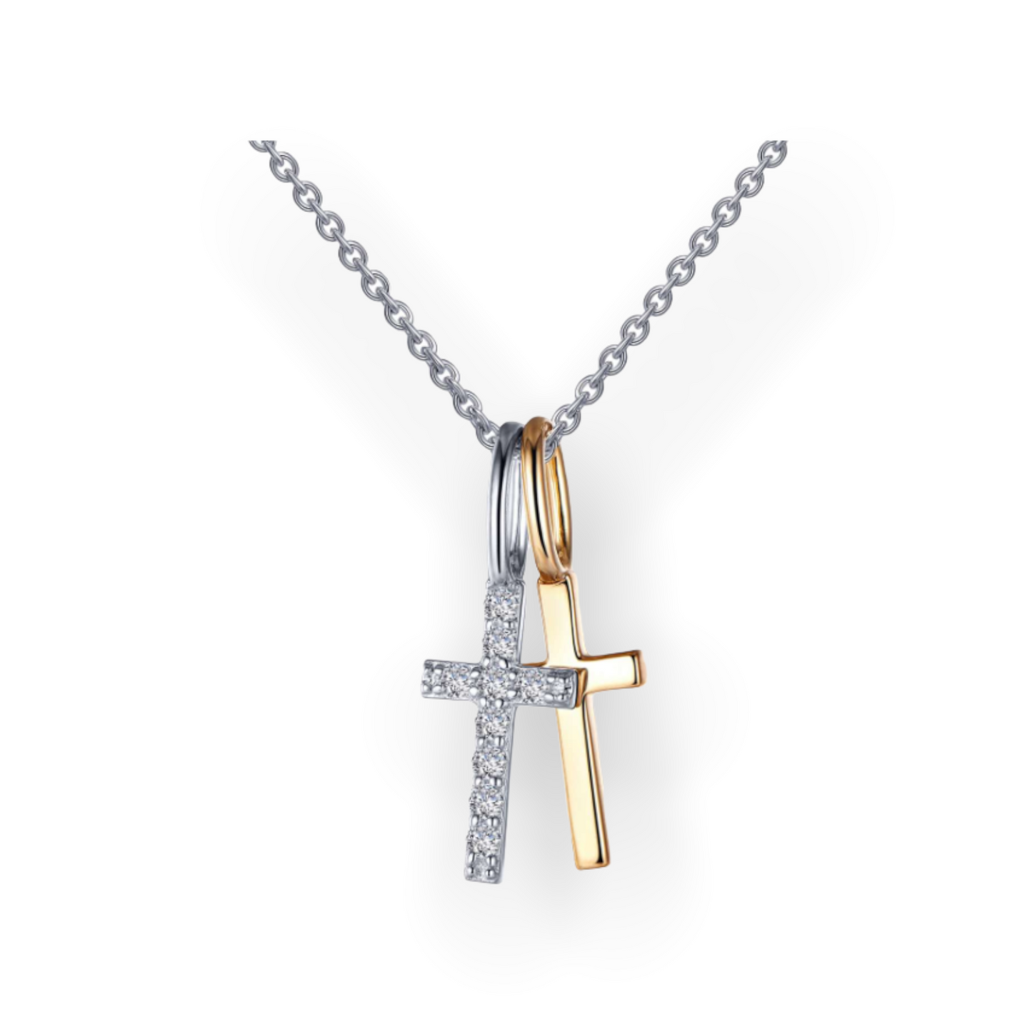 Load image into Gallery viewer, Lafonn Cross Shadow Charm Pendant Necklace

