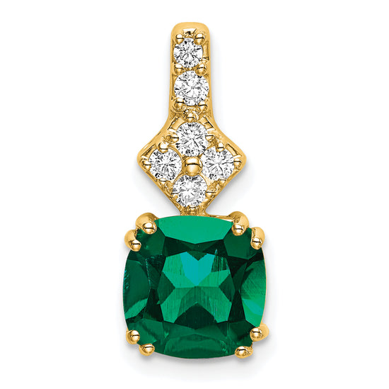 Load image into Gallery viewer, Lab Grown Emerald Necklace
