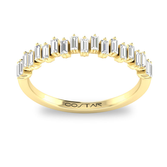 Load image into Gallery viewer, Diamond Baguette Wedding Band
